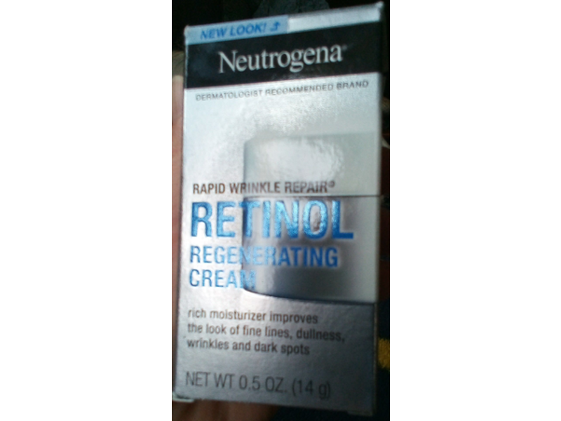 Neutrogena Rapid Wrinkle Repair Regenerating Cream, Retinol, 0.5 oz/14 g