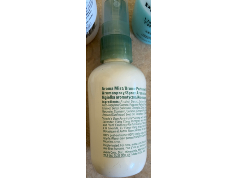 Aveda Shampure Pure-fume Body Mist, Calming Aroma, 3.4 fl oz/100 mL