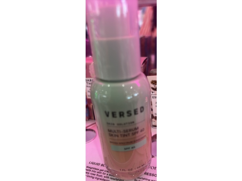Versed Skin Solution Multi-Serum Skin Tint, SPF 40, 9N, 1 fl oz/30 mL