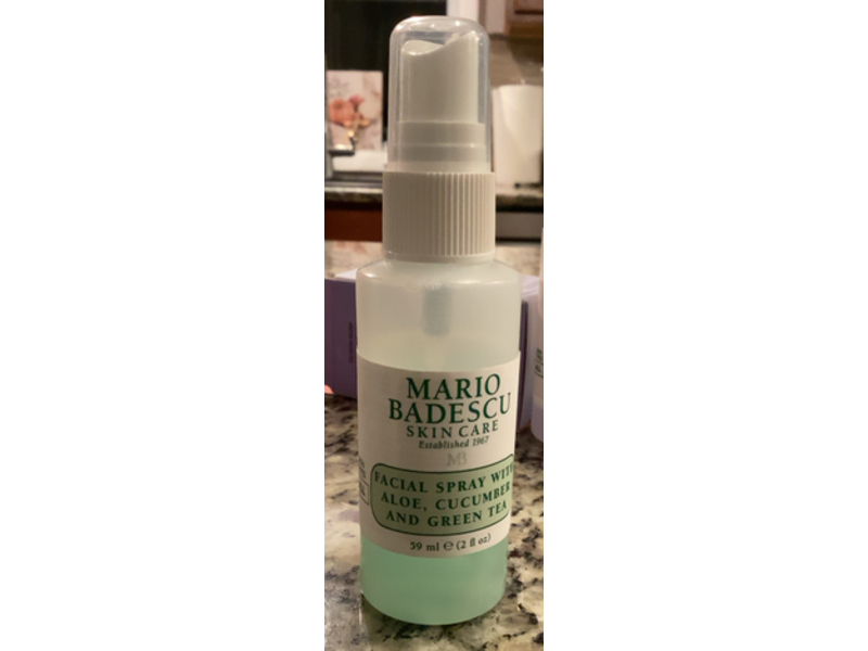 Mario Badescu Skin Care Facial Spray, Aloe, Cucumber & Green Tea, 2 fl oz/59 mL