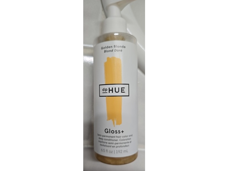 dpHUE Gloss+ Semi-Permanent Hair Color, Golden Blonde, 6.5 fl oz/192 mL