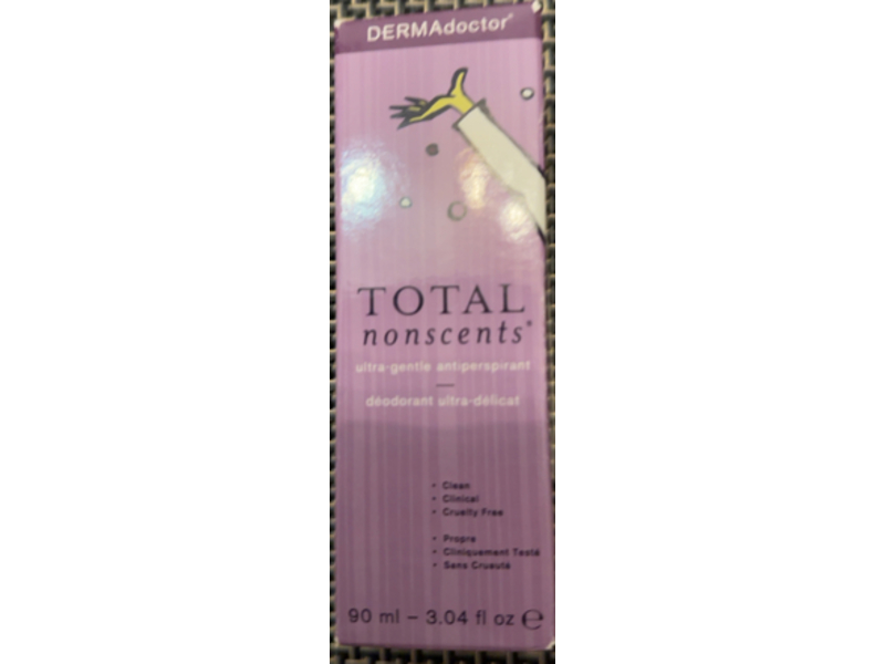 DERMAdoctor Total Nonscents Ultra-Gentle Antiperspirant, 3.04 fl oz/90 mL