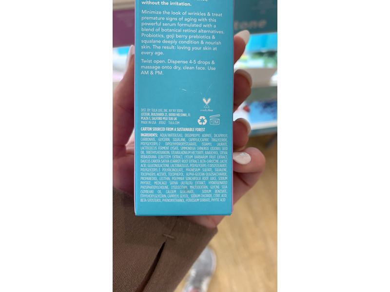 TULA Skincare Wrinkle Treatment Drops, 0.98 fl oz/29 mL