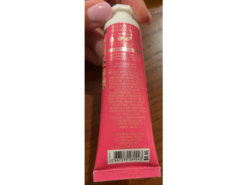 Bath & Body Works Hand Cream, Strawberry Pound Cake, 1 fl oz/29 mL