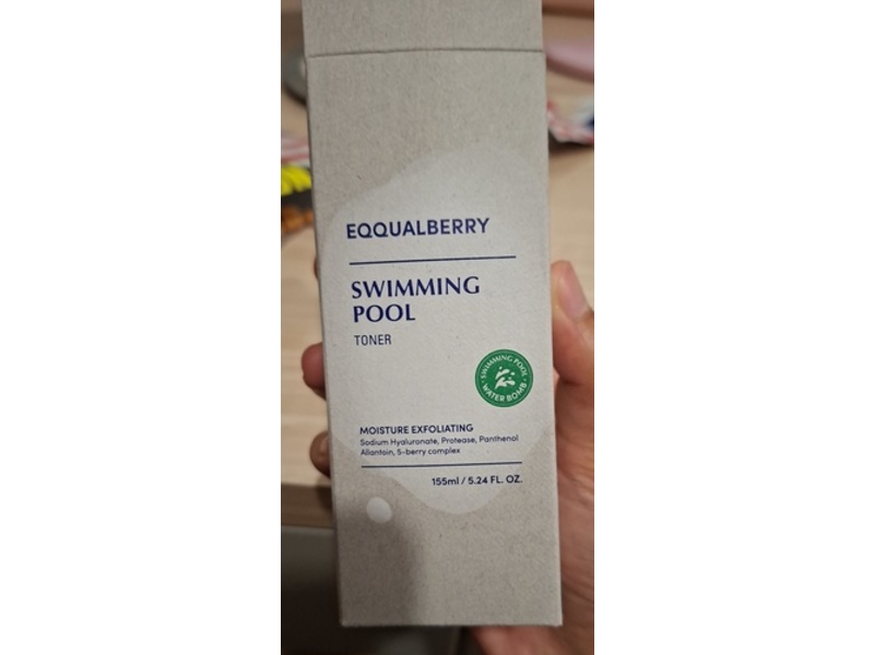 Eqqualberry Swimming Pool Toner, 5.24 fl oz/155 mL