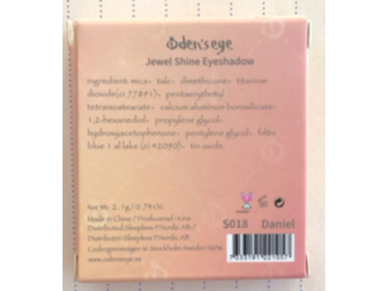 Oden's Eye Jewel Shine Eyeshadow, S018 Daniel, 0.7 oz/2.1 g