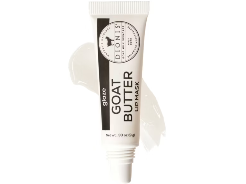 Dionis Goat Butter Lip Mask, Glaze, 0.33 oz/9 g