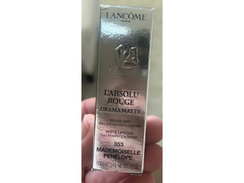 Lancome Paris L'Absolu Rouge Drama Matte Lipstick, 353 Mademoiselle Penelope, 0.12 oz/3.4 g