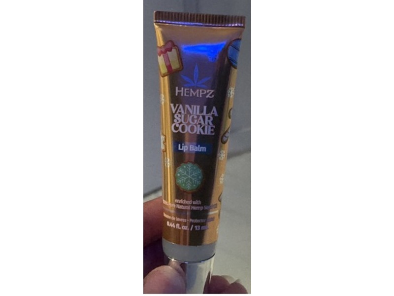Hempz Lip Balm, Vanilla Sugar Cookie, 0.44 fl oz/13 mL