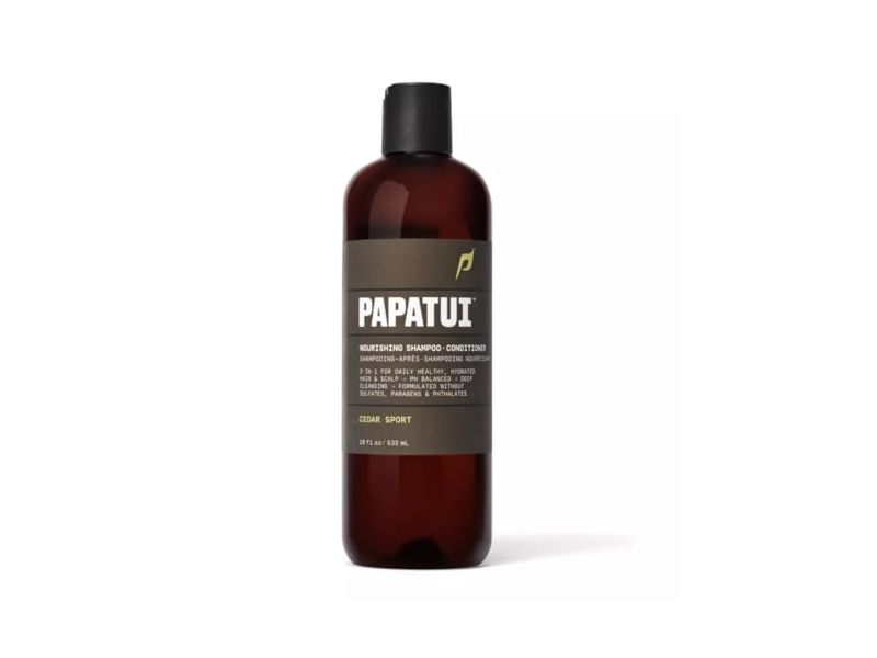 Papatui Nourishing Shampoo + Conditioner, Cedar Sport, 18 fl oz/532 mL