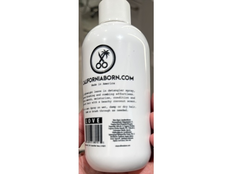 California Born Hang Loose Detangler, 8 fl oz/236 mL