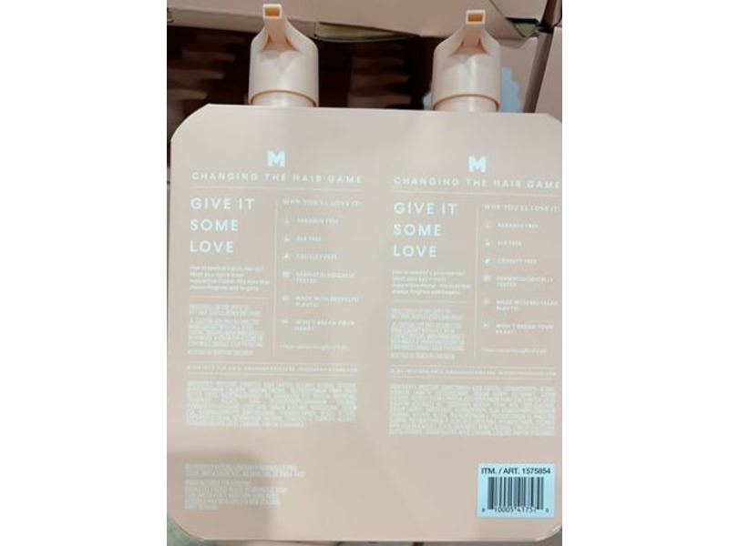 Monday Moisture Shampoo + Conditioner Set, 30 fl oz/887 mL