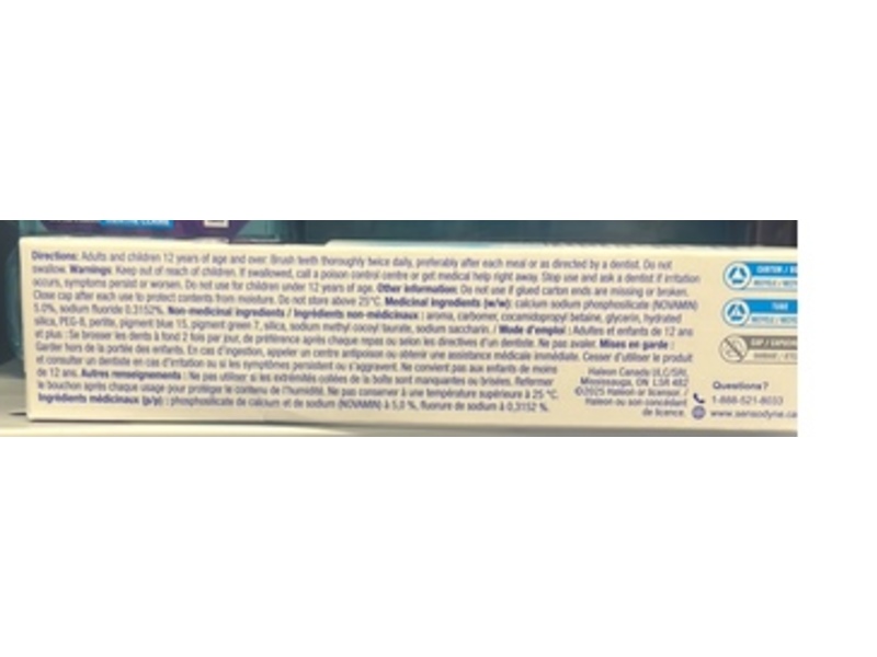 Sensodyne Clinical Repair Active White Toothpaste, 75 mL