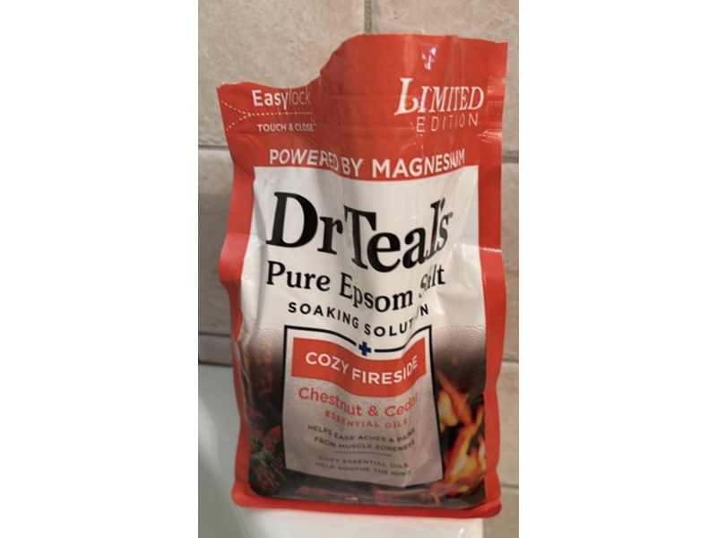 Dr Teal's Epsom Salt Soaking Solution, Chesnut & Cedar, 1.36 kg