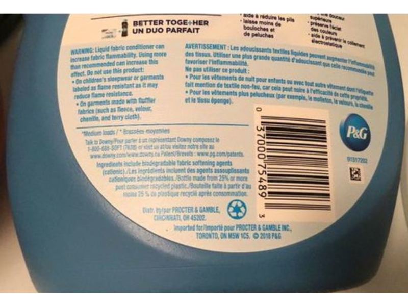 Downy Ultra Fabric Conditioner, Cool Cotton, 90 Loads, 77 fl oz/2.3 L