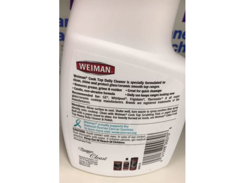 Weiman Cook Top Daily Cleaner, 12 fl oz/355 mL
