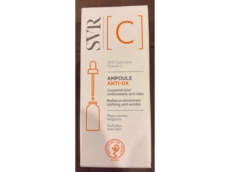 SVR Vitamin C Brightening Face Serum,1 fl oz/30 mL
