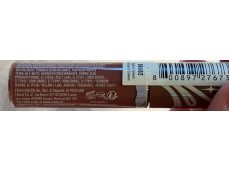 NYX Bridgerton Royal Butter Gloss, 02 Praline, 0.27 fl oz/8 mL