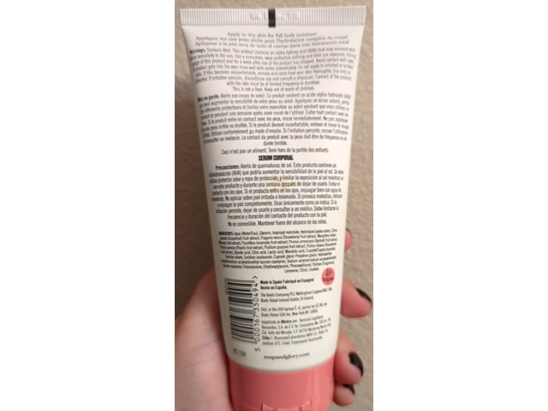 Soap & Glory The Real Zing Body Serum, 6.7 fl oz/200 mL