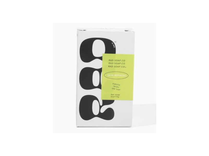 Rad Soap Co. Bar Soap, Skin Refresh, 6 oz/170 g