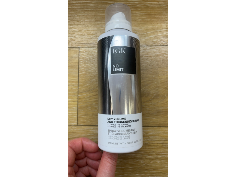 IGK NO LIMIT Dry Volume And Thickening Spray, 5.4 fl oz/177 mL
