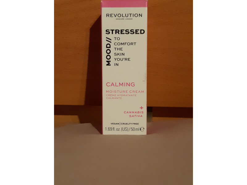 Revolution Skincare Stressed Mood Calming Moisture Cream Vegan, 1.69 fl oz / 50 ml