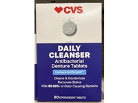 CVS Daily Cleanser Antibacterial Denture Tablets, 90 Count - thumbnail 2