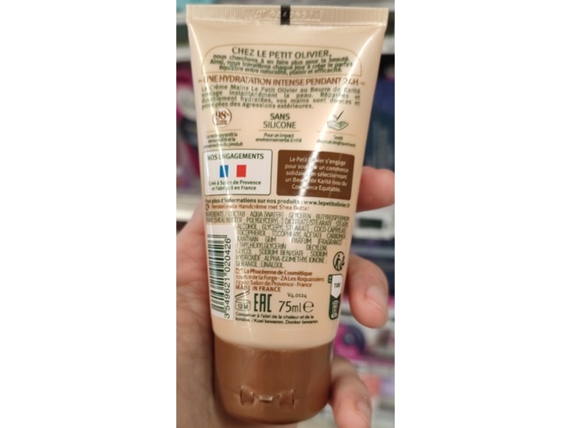 Le Petit Olivier Repairing Hand Cream, Shea Butter, 75 mL