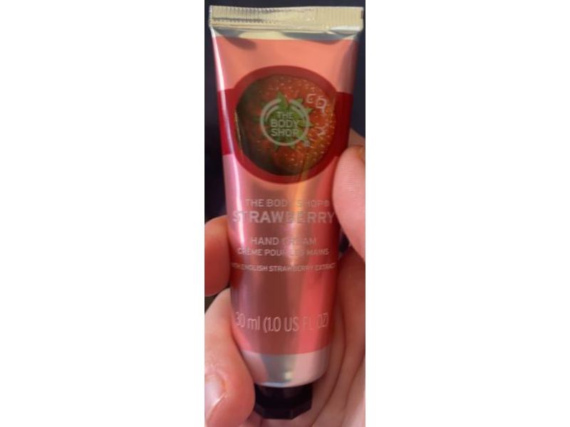 The Body Shop Hand Cream, Strawberry, 1 fl oz