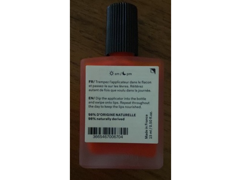 Typology Lip Oil, Coral Orange, 0.50 fl oz/15 mL