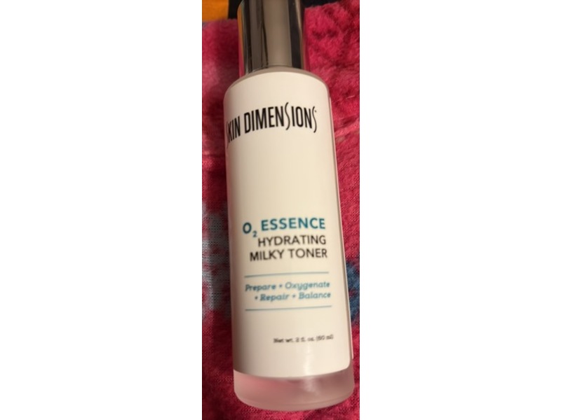 Skin Dimensions O2 Essence Hydrating Milky Toner, 2 fl oz/60 mL