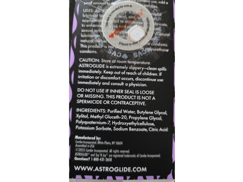 Astroglide Toy 'N Joy Water Based Personal Lubricant, 5 fl oz/148 mL