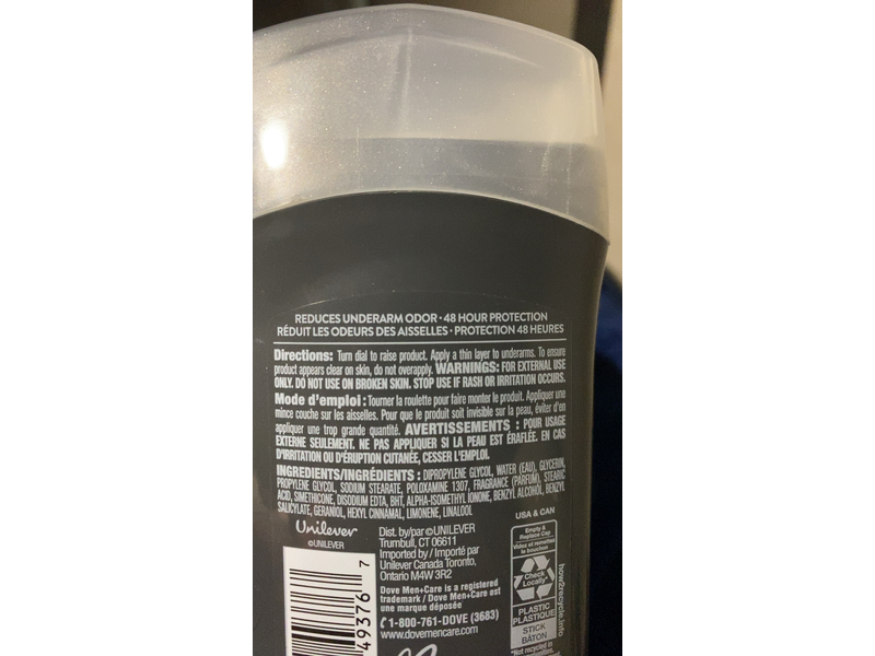 Dove Men + Care Deodorant, Vibrant Oak, 3.0 oz/85 g