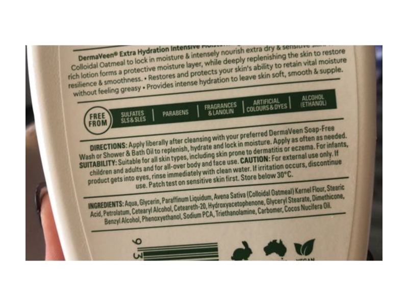 Dermaveen Intensive Moisturising Lotion, Extra Hydration, 500 mL