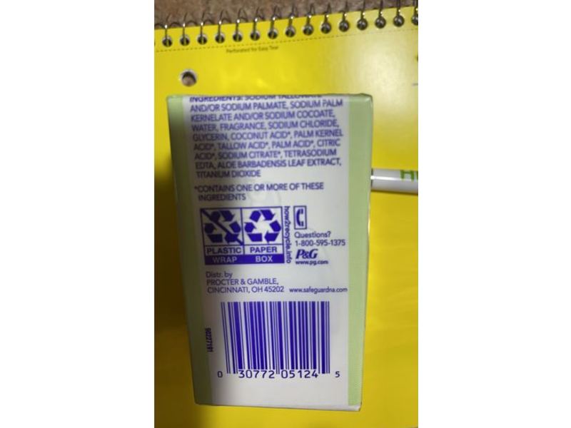 Safeguardna Bar Soap Washes Away, 3.2 oz/90 g, 2 Count