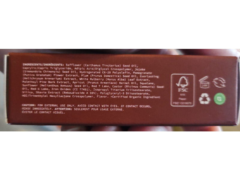 Provence Beauty Lip Oil, Vin Chaud, 0.2 fl oz/6 mL