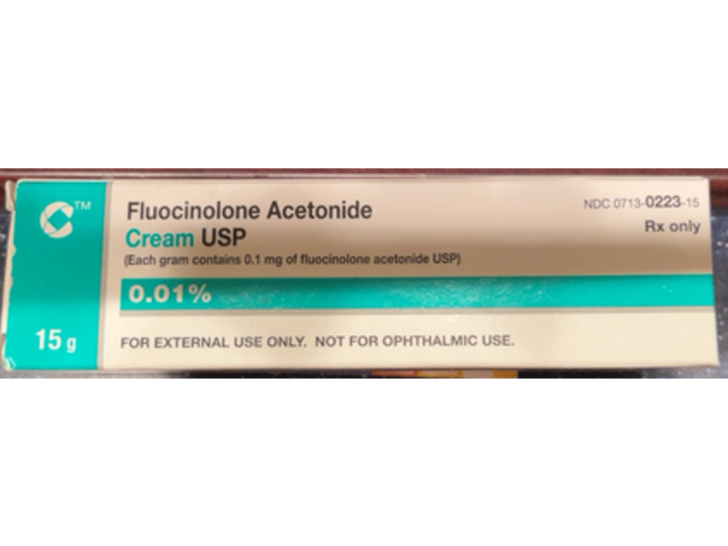 Fluocinolone Acetonide Cream USP, 0.01%, 15 g Cosette Pharmaceuticals (RX)
