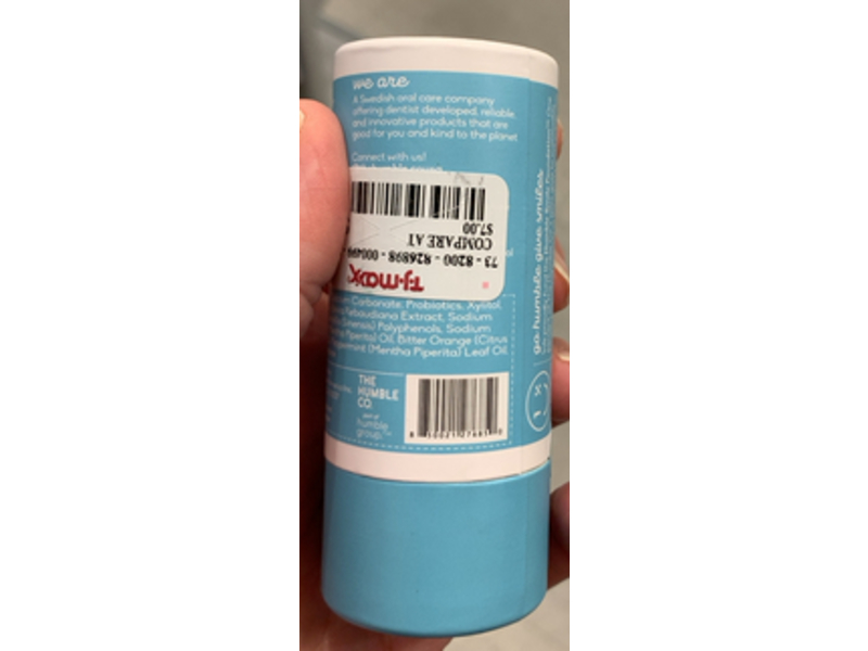 The Humble Co. Whitening Toothpaste Tablets, Peppermint, 60 Count, Pack Of 4