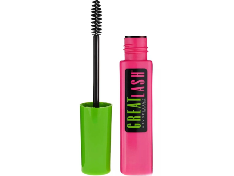 Maybelline Great Lash Lengthening Washable Mascara, Very Black, 0.15 oz