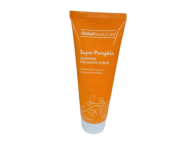 Global Beauty Care Super Pumpkin Glowing Pre-Shave Scrub, 5 oz/141 g