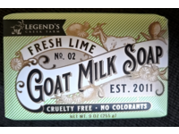 Legend's Creek Farm Goat Milk Soap, Fresh Lime, 9 oz/255 g - Image 3