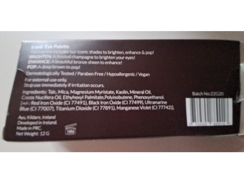 Ayu Iconic Eye Shadow Palette, 12 g