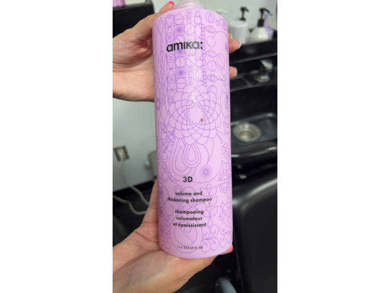 Amika Volume & Thickening Shampoo, 3D,33.8 fl oz/1 L
