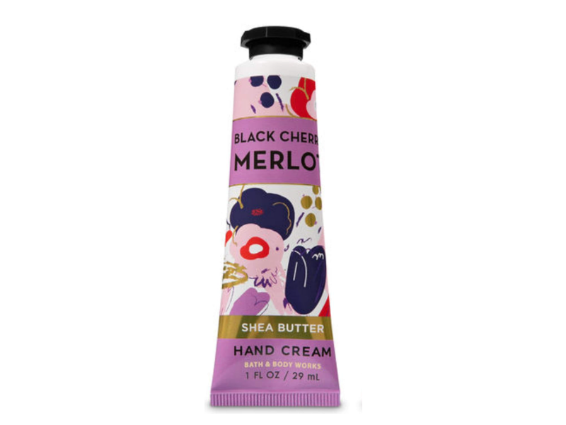 Bath & Body Works Black Cherry Merlot Hand Cream, Shea Butter , 1 fl oz/29 mL
