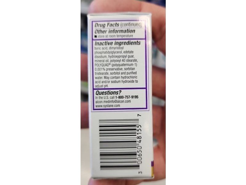 Systane Complete Optimal Dry Eye Relief, 0.17 fl oz/5 mL