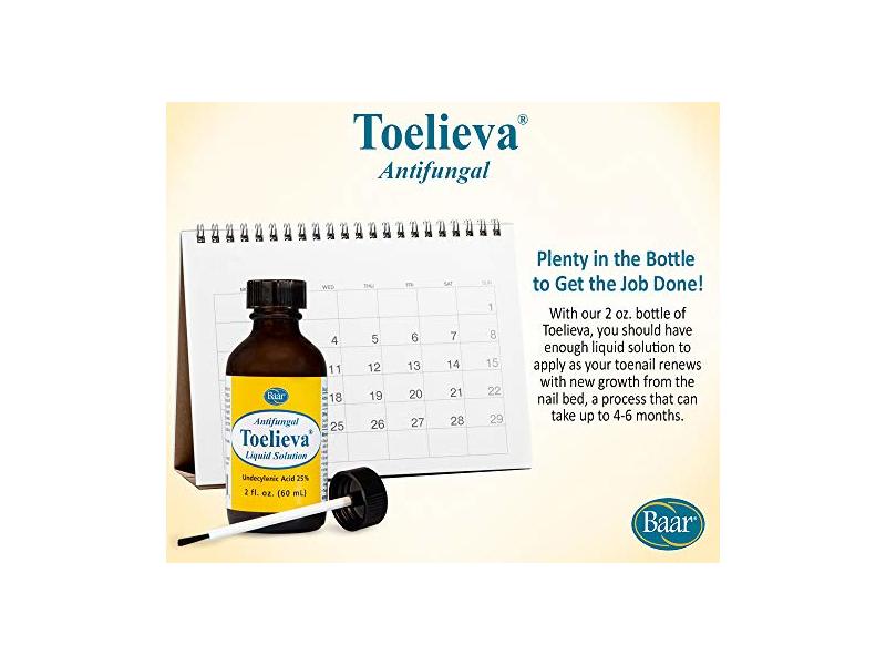 Baar Antifungal Toelieva Liquid Solution, 2 fl oz/60 mL