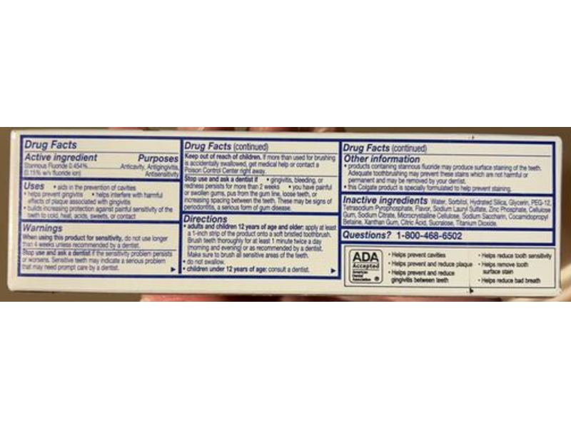 Colgate Total Whitening Toothpaste, 3.3 oz/93 g