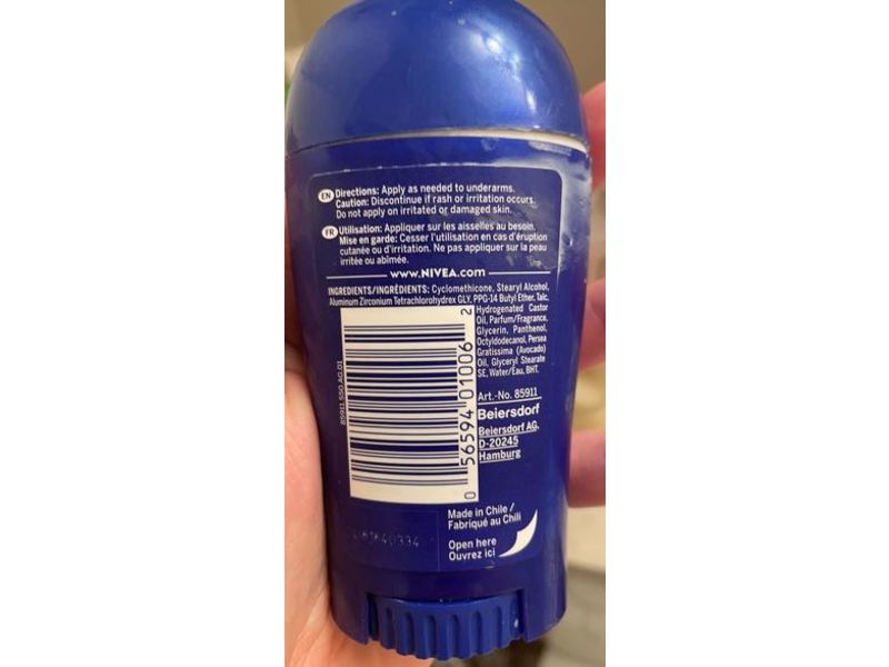 Nivea Anti-Perspirant Deodorant, Protect & Care, 43 g