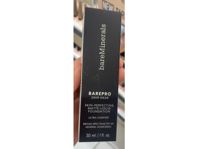 bareMinerals Barepro Skin - Perfecting Matte Liquid Foundation, SPF 20, Medium 32 Cool, 1 fl oz/30 mL