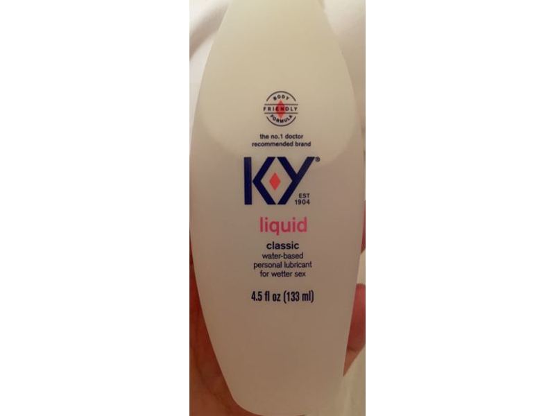 KY Liquid Classic Personal Lubricant, 4.5 fl oz/133 mL